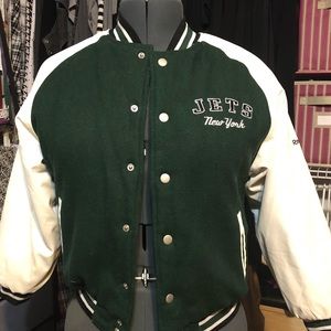 NY Jets NFL/Reebok Reversible Varsity Jacket